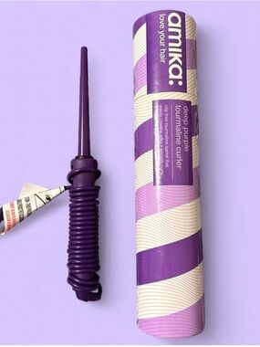 amika Purple Tourmaline Curling Wand - Purple